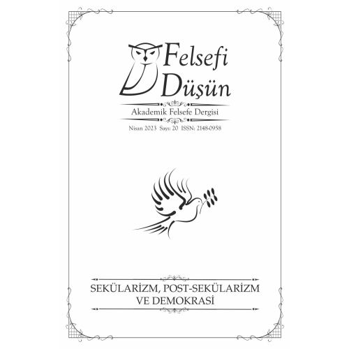 Felsefi Düşün sayı: 20 Sekülarizm, Post-Sekülarizm ve Demokrasi