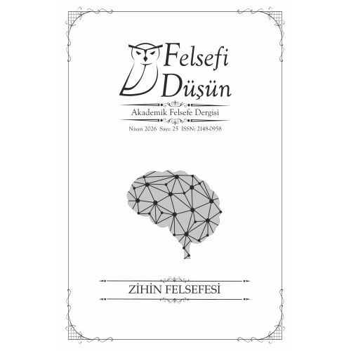 Felsefi Düşün sayı: 25 Zihin Felsefesi